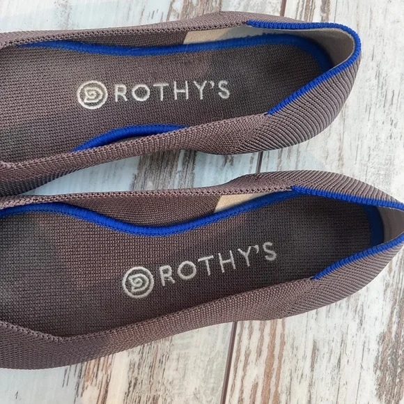 Rothy’s The Point Retired Mink Flats - Size 8.5 - Picture 4 of 14